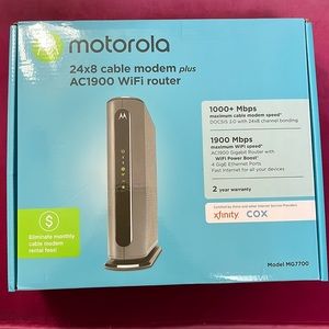 Motorola MG 7700 modem Wi-Fi router